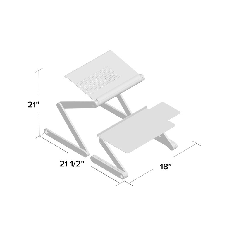 Convertisseur de bureau debout ergonomique Uncage WorkEZ, Noir