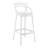 31" White Heavy Duty Plastic Bar Height Bar Chair-230267452