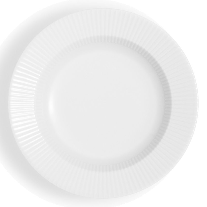 Legio 0.3ml Nova Soup Plate, White