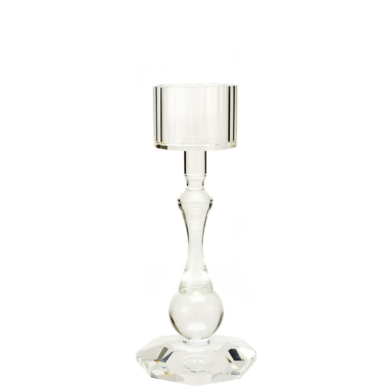 Très grand votive de cristal
