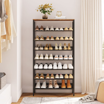 Range-chaussures 8 niveaux 32 paires