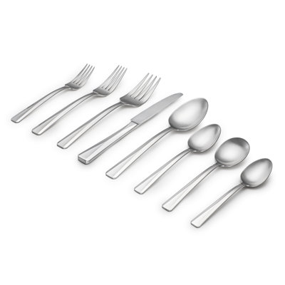 Table 12 Tda Series  50 Piece Flatware Set, Stainless Steel Kitchen Utensils Set ,dishwasher Safe