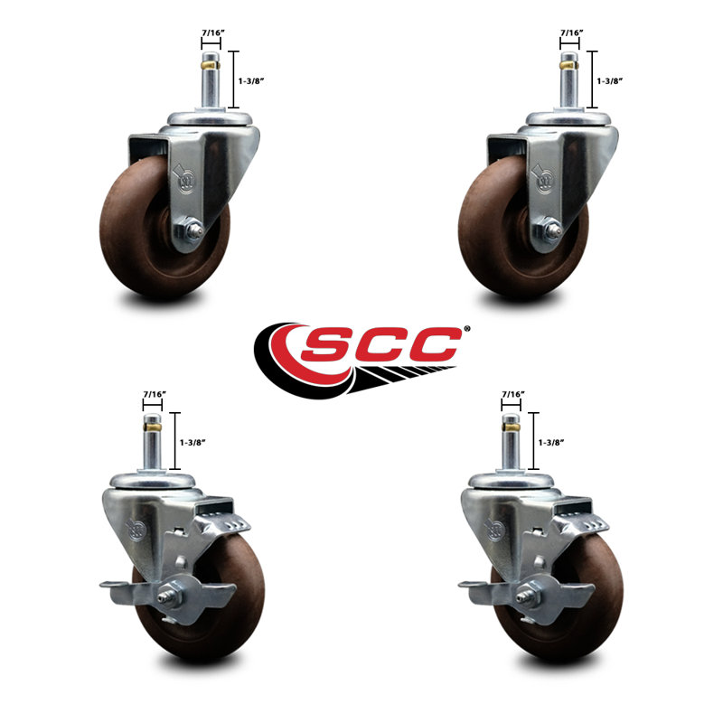 Filled Grip Ring Stem Caster