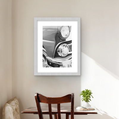 Beautiful Old Car - Framed Matted Print for Home Decor