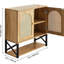 Armoire murale de salle de bain pour salle de bain au-dessus de la toilette, 2 portes et tablette réglable, organisateur suspendu avec tablettes et cloison ouverte, conception d'espace, rangement classifié multicouche, fabrication de panneau de particules, 16,33 po