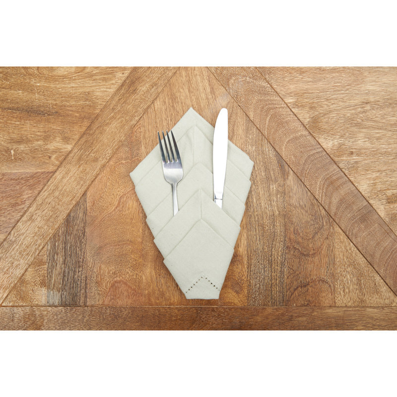 Hareton 20'' Cotton Napkin, White