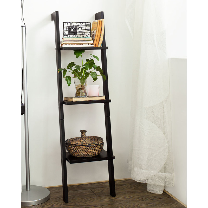 Swarthofthi 121cm H x 33.5cm W Ladder Bookcase