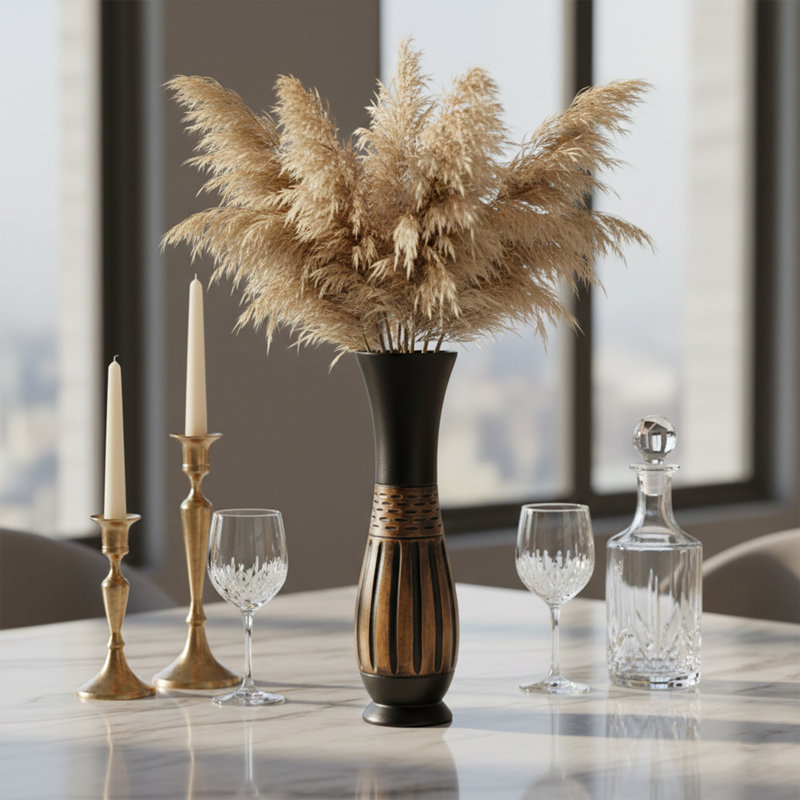 Handmade Wood Table Vase