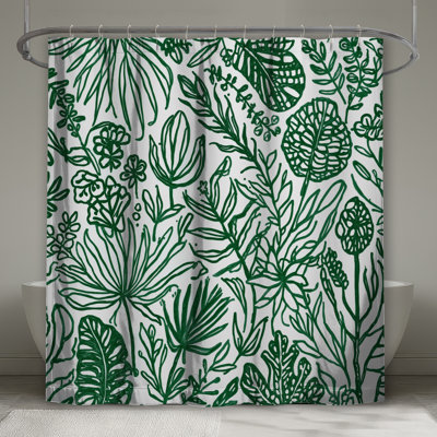 Rideaux de douche Green Line Art