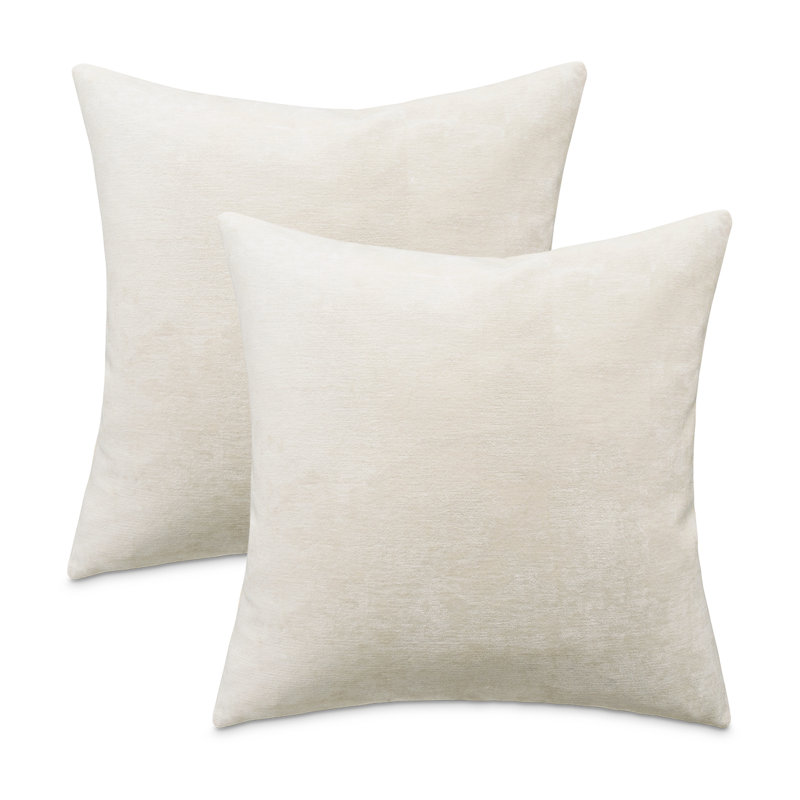 The Smith Square Pillow Cover & Insert, Cream