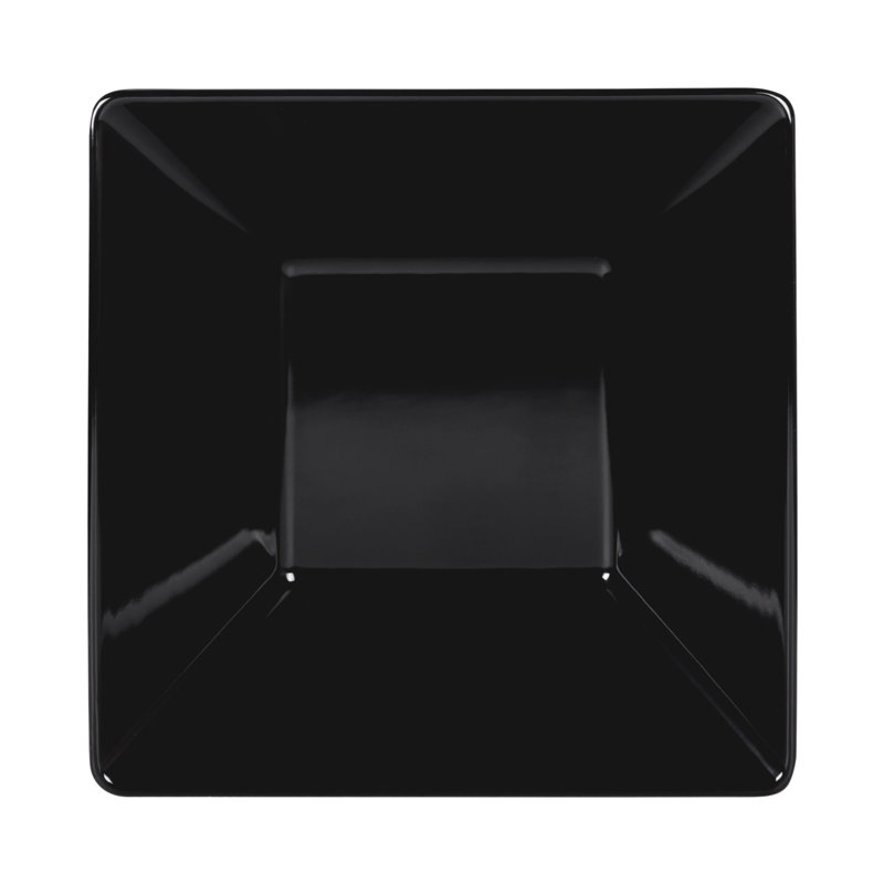 Elite Global Solutions Symmetry Melamine Serving Bowl, Black