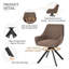 Gefjun 46cm H Upholstered Metal Armchair-120666648