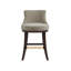 Tabouret de bar en chenille Lucia-113050972-113050974-128620582