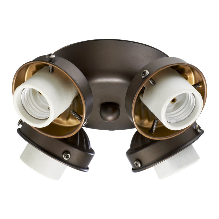 7'' 4 - Light Light Fitter, Antique Brass