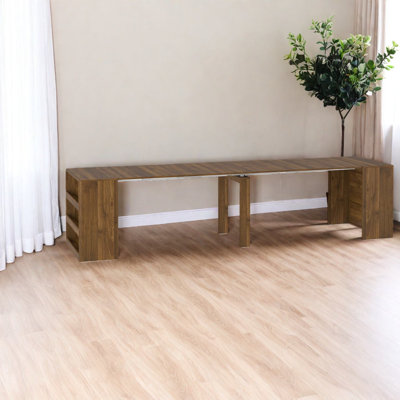 Extendable Dining Tables (table Only, No Chairs, Complete With Top And Legs), Wood Modern Storage For Kitchen Home