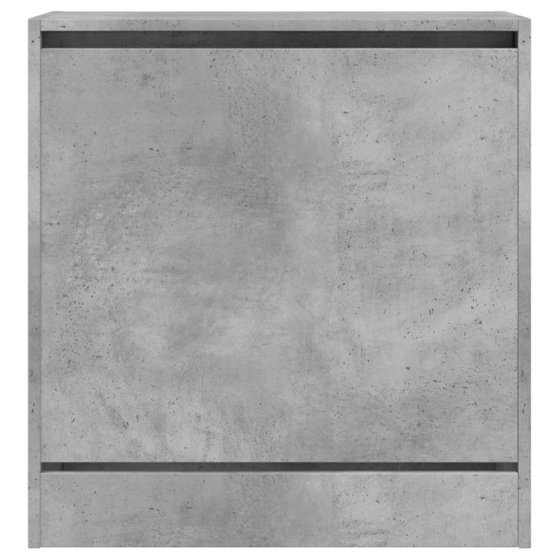 3 Pair Shoe Storage Cabinet, Concrete Grey