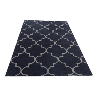 Iverson Navy Blue Rug