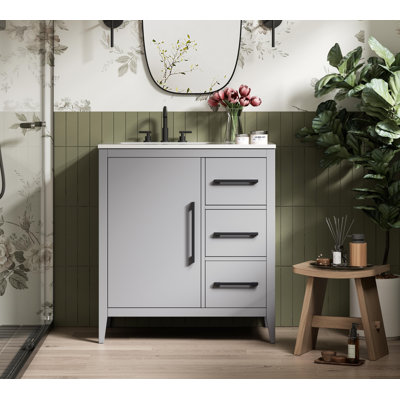32 Inch Single Bathroom Vanity