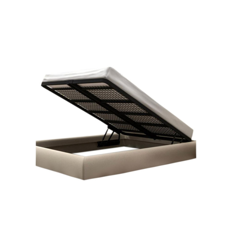 Niels Upholstered Ottoman Storage Bed, Turmeric, Small Double (4')