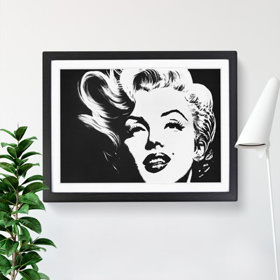 Marilyn Monroe In Monochrome Vol.4 - Single Picture Frame Painting