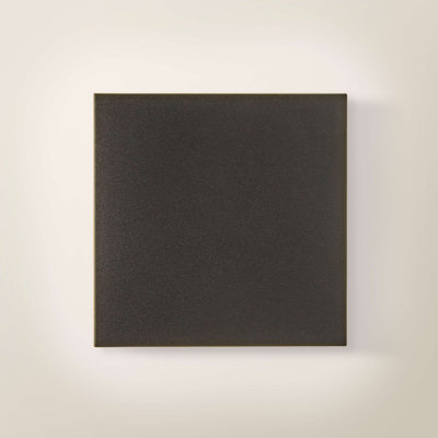 Sudais Matte Black 5.8cm H Integrated LED Outdoor Sconce