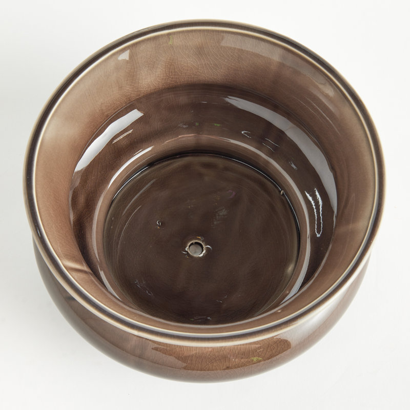CORA WIDE POT, H 5,5 po x l 9,25 po x P 9,25 po