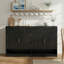 Armoire de rangement moderne à 3 portes et 2 tiroirs Modern-845186537