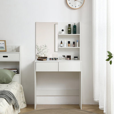 Bureau de coiffeuse avec miroir
