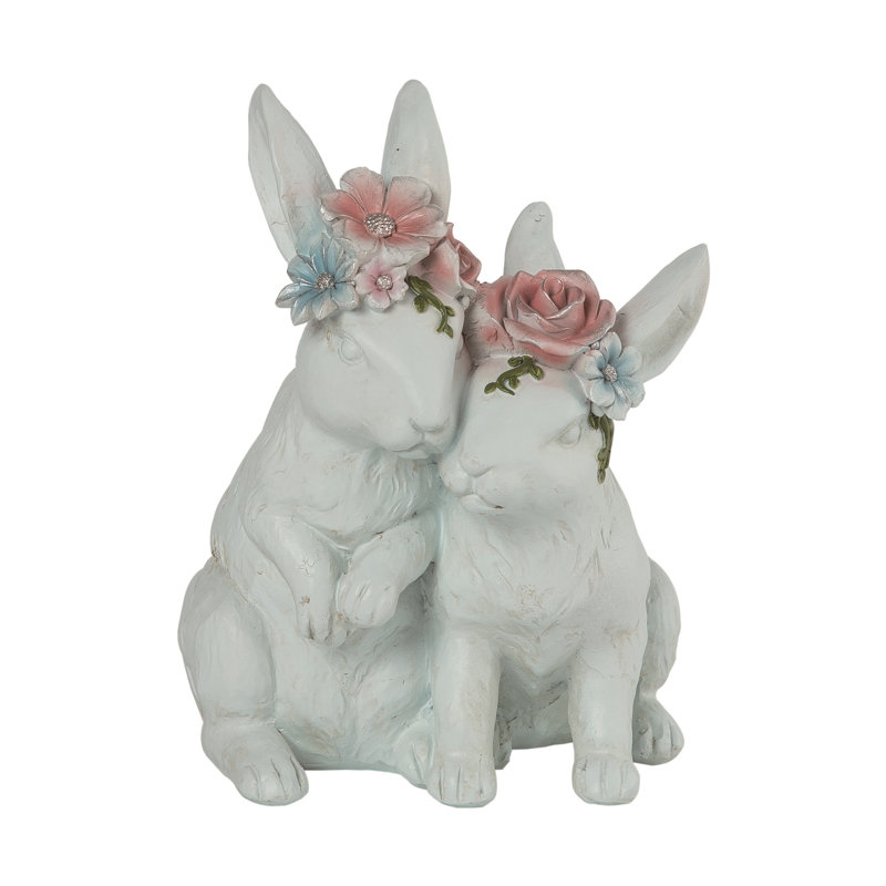 Couronne de Pâques à motif floral