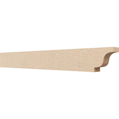 Timberthane Rough Cedar Faux Wood Newport Rafter Tail, 2"W x 4"H x 32"L, Primed Tan