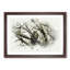 Great Horned Owl Resting in Abstract - Picture Frame Graphic Art Print-55736108-55736109