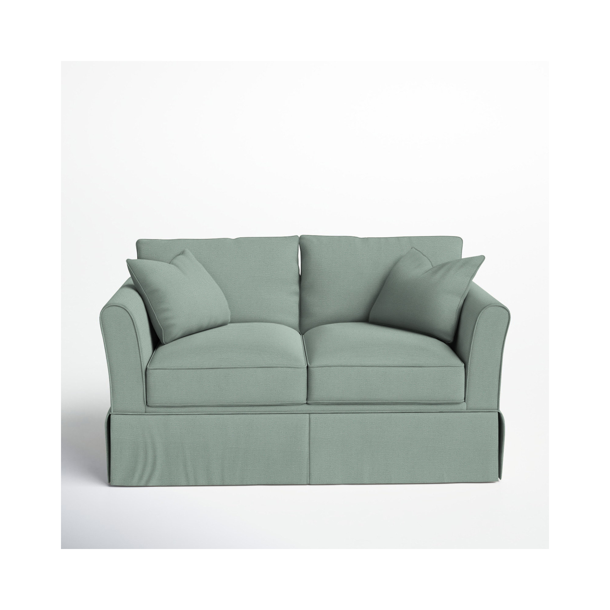 Shelby 60'' Upholstered Loveseat, Bayou Spray Canvas