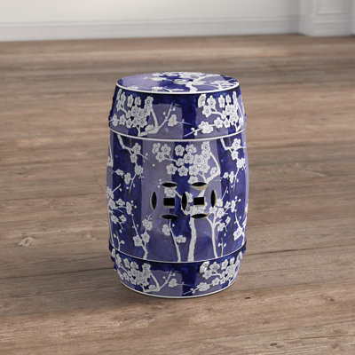 Christiaanse Ceramic Garden Stool by Alcott Hill