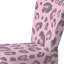 Chaise d'appoint rembourrée Pink Leopard Skin