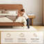 Structure de lit, lit plateforme rembourré moelleux avec tête de lit réglable en hauteur, lattes robustes en acier et en bois, conception silencieuse, compatible avec les matelas sans ressorts, assemblage facile-129420112-129420115