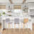 Biance Modern Swivel Counter Height or Bar Height Stool with Upholstered Seat and Wood Frame-114575431-114575427-114575434