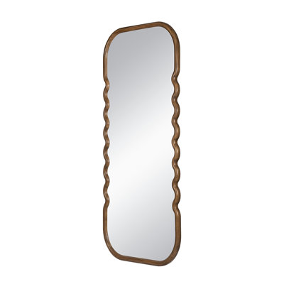 Oversized Full Length Floor Mirror with Solid Wood Frame