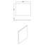 700Mm Shower Bath End Panel-93533746