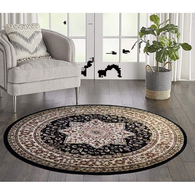 Round Berkman 120cm X 120cm Area Rug
