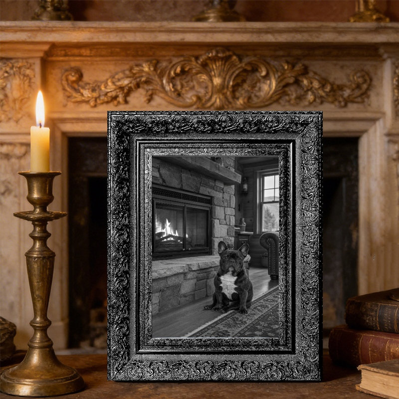 Cadre 3 photos noir moderne classique pour photos et cadeaux de pendaison de crémaillère 5 "x 7", Black, 3, L 5 po x H 7 po