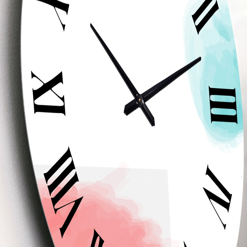 Minimal élémentaire organique et géométrique compostions XXxxxxx - horloge murale moderne, Petit
