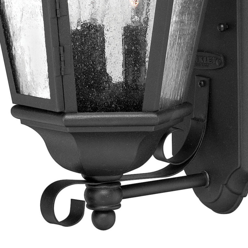 Edgewater 3 - Bulb Outdoor Wall Lantern, Black