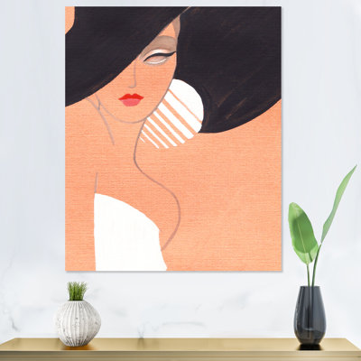 Portrait d'un mannequin élégant - Mid-Century