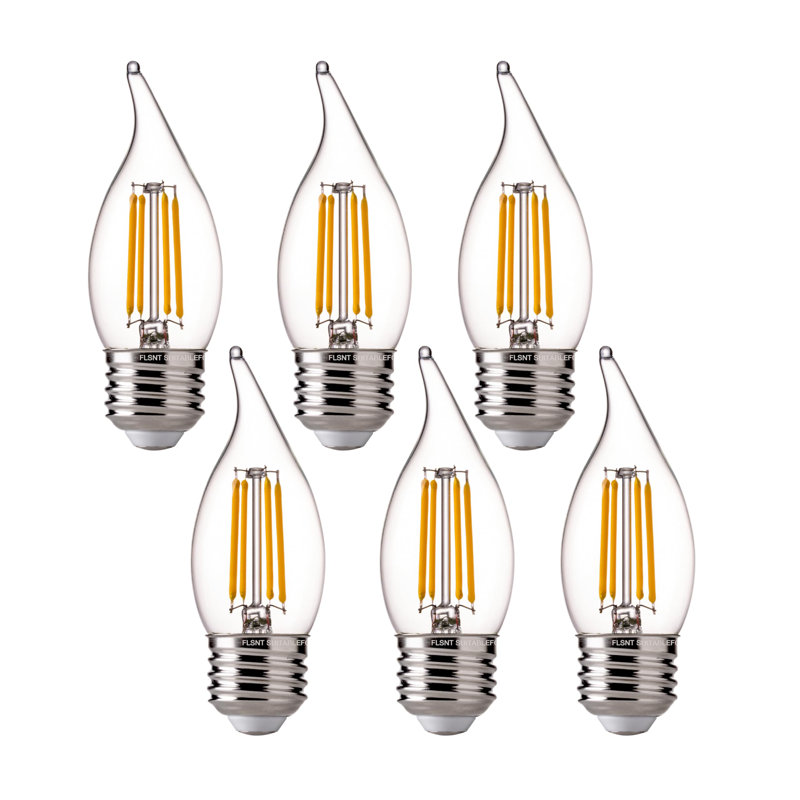 Ampoules DEL candélabres à intensité variable B11 E26, 100 W, 2700 K, ampoules transparentes , 2700