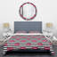 Ensemble de housse de couette de style mid-century à la mode lèvres-40702273