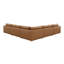 Canapé modulaire en cuir fleur 5 pièces