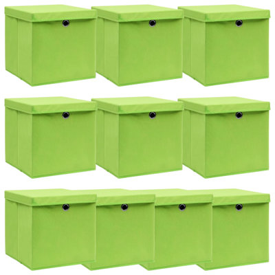 Storage Boxes with Lids Fabric