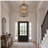 Aissa 8-Light Dimmable Modern Stairway Geometric Cage Chandelier