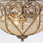 Plafonnier encastré en cristal 5 lumières Dzesika
