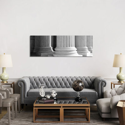 Columns Achitecture - Wrapped Canvas Panoramic Print